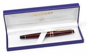 Waterman Paris Red and Black Rollerball Pen