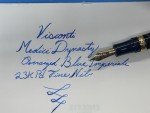 Visconti Medici Dynasty Blue Oversized Palladium Pen
