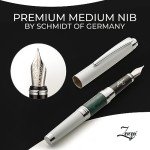 ZenZoi Luxury White Fountain Pen Gift Set