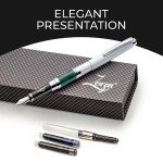 ZenZoi Luxury White Fountain Pen Gift Set