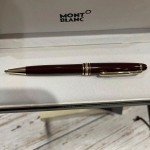Montblanc Meisterstück Burgundy 164P Gold Trim Ballpoint Pen