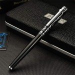 Duke Ruby Fountain Pen Set with Silver Trim