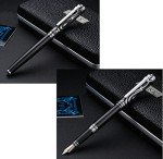 Duke Ruby Fountain Pen Set with Silver Trim