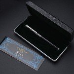 Duke Ruby Fountain Pen Set with Silver Trim