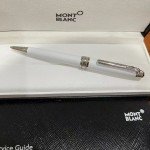 Montblanc Mb164 White Platinum Classique Ballpoint Pen
