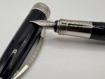 Visconti Michelangelo Blue Stainless Steel Fountain Pen