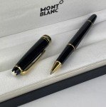 Montblanc Meisterstuck 163 Gold Black Rollerball Pen
