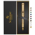 Scriveiner Gold Fountain Pen - Award Winning Design