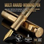 Scriveiner Gold Fountain Pen - Award Winning Design