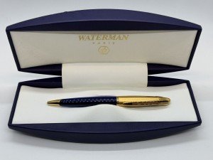 Waterman Edson Sapphire Blue Ballpoint Pen