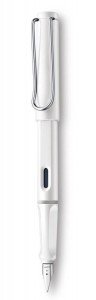 Lamy Safari White Fountain Pen - Extra Fine Nib