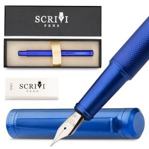 SCRIVI Luxury Blue Fountain Pen Set