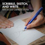 SCRIVI Luxury Blue Fountain Pen Set