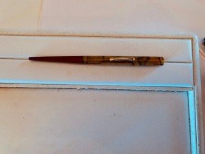 Waterman Vintage Patrician Onyx Desk Pen