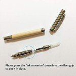 LACHIEVA LUX Elegant Maple Fountain Pen Set
