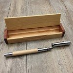 LACHIEVA LUX Elegant Maple Fountain Pen Set