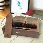 Luxury Leather Journal Gift Set with Pen