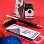 Monteverde Impressa Fountain Pen in Black & Rose Gold