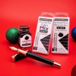 Monteverde Impressa Fountain Pen in Black & Rose Gold