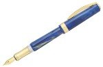 Visconti Blue Opera Gold Fountain Pen, Medium Nib