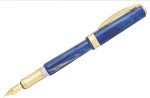 Visconti Blue Opera Gold Fountain Pen, Medium Nib