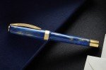 Visconti Blue Opera Gold Fountain Pen, Medium Nib
