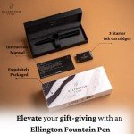 Ellington Luxury Fountain Pen & Ink Cartridge Set
