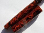 Vintage Swan-Mottled Fountain Pen with Box