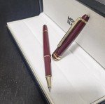 Montblanc Meisterstück Classique Gold/Red Rollerball Pen