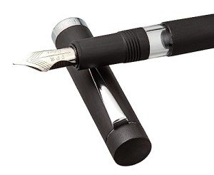 Jaipur V2 Black Luxury Fountain Pen with Flex Nib