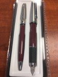 YAFA Scenario Maroon Fountain and Ballpoint Pen Set