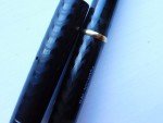 Waterman #52 Black Chased Fountain Pen - 18K Nib