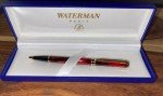 Waterman Laureat Ballpoint Pen - Mineral Red & Gold