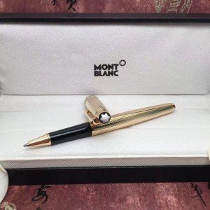 Montblanc Meisterstück Wavy Gold Ballpoint Pen