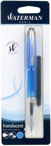 Waterman Kultur Transparent Blue & Chrome Fountain Pen