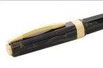 Visconti Black Opera Gold Fountain Pen - Broad Nib