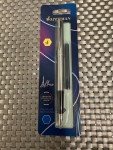 Waterman Allure Stainless Steel Fountain Pen - Blue Ink