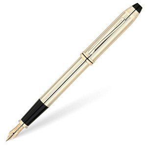 Cross Townsend Gold-Filled Fountain Pen with Gift Box