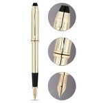 Cross Townsend Gold-Filled Fountain Pen with Gift Box