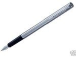 Waterman Graduate Silver Fountain Pen Fine Nib