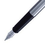 Waterman Graduate Silver Fountain Pen Fine Nib