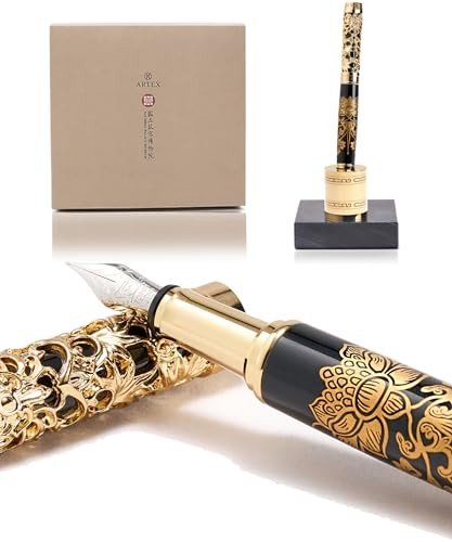 ARTEX Luxury Fountain Pen Set with Stand