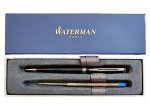 Waterman Hemisphere Black & Silver Ballpoint Pen