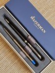 Waterman Hemisphere Black & Silver Ballpoint Pen