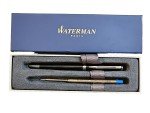 Waterman Hemisphere Black & Silver Ballpoint Pen