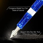 Jaipur V2 Luxury Refillable Fountain Pen - Blue