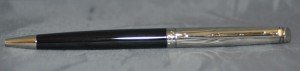 Waterman Paris Black & Chrome Ballpoint Pen
