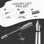 ZenZoi Elite Carbon Fiber Fountain Pen Gift Set