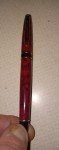 Burgundy Waterman Ballpoint Pen with Gold Trim