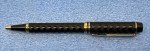 Waterman Black and Gold Ballpoint Pen - Rare Find
